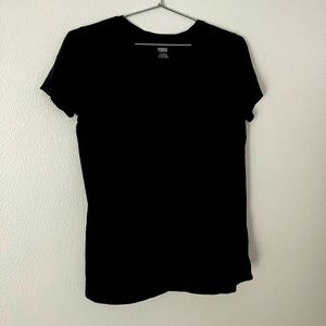 Medium Victoria Secret Pink plain black T-shirt